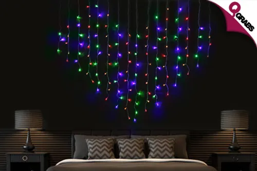From QR65 Brighten Any Space with Heart Formation Fairy LED Lights - Choose from 4 Enchanting Colors! (Up to QR238 Value)